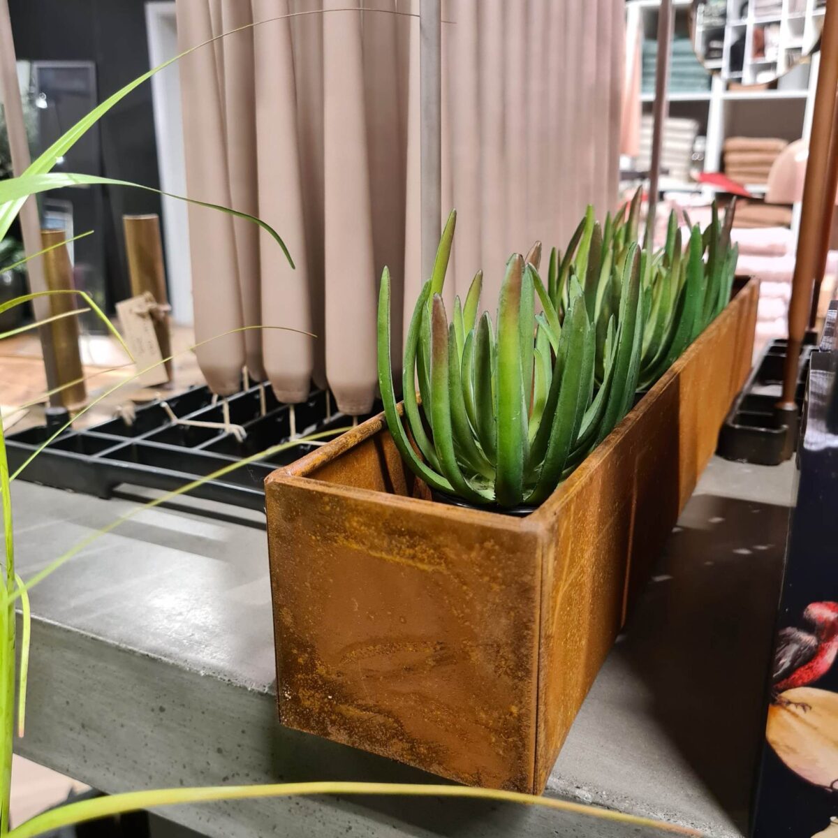 Rust Planter 45x8x8