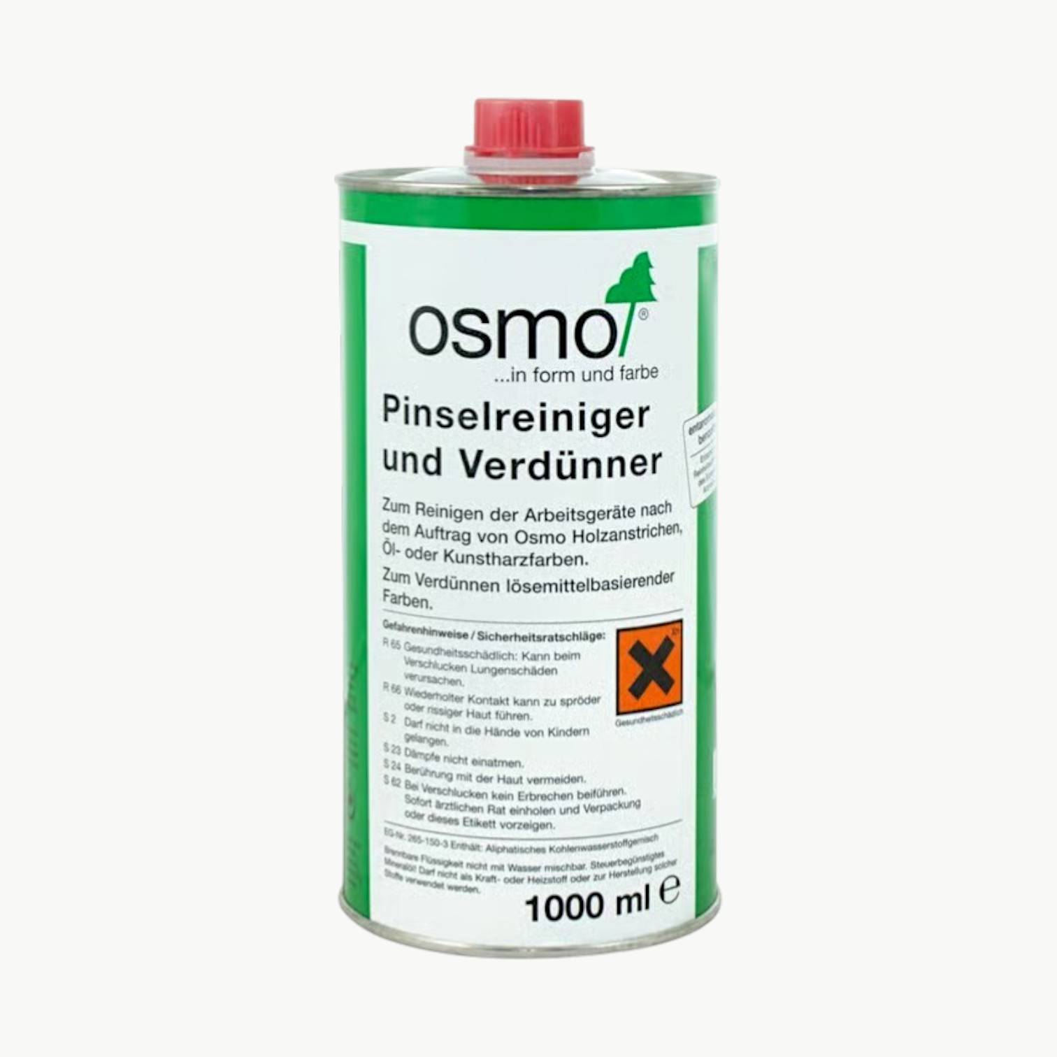 Osmo Penselrengjøringsmiddel 1 Liter for rengjøring av pensler og verktøy brukt til trebehandling