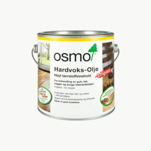 Osmo Hardvoksolje Original Semimatt 3065 for behandling av gulv og andre treoverflater innendørs