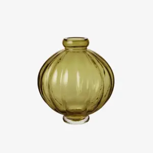Louise Roe Balloon Vase Olive H25cm