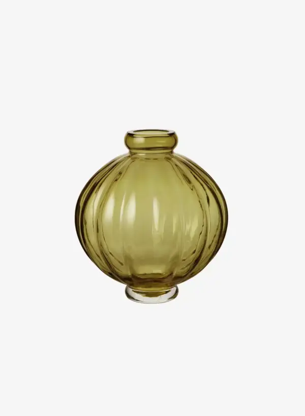 Louise Roe Balloon Vase Olive H25cm - Bilde 1