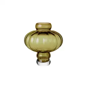 Louise Roe Balloon Vase Olive H20cm