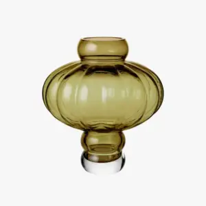 Louise Roe Balloon Vase Olive H30cm