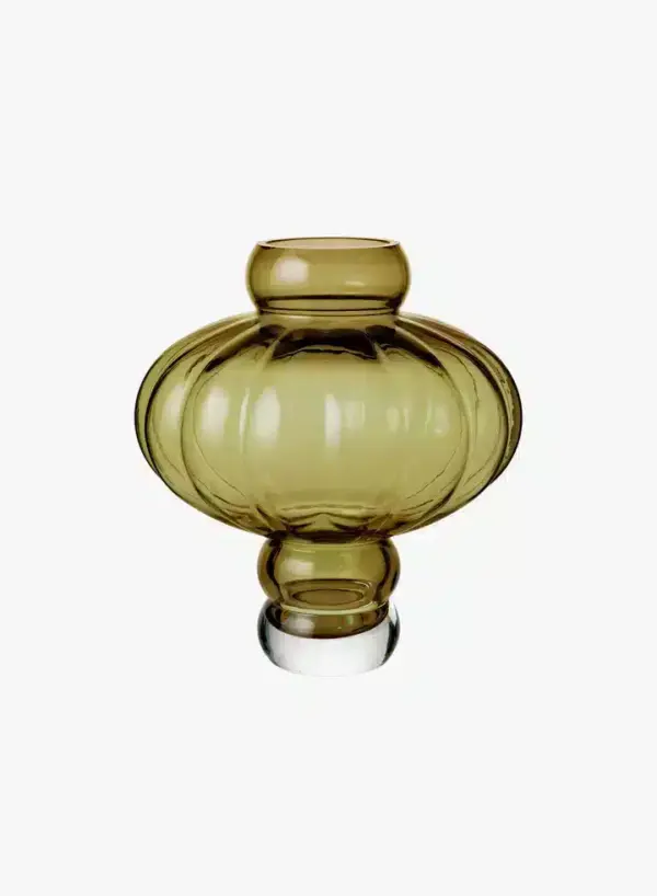Louise Roe Balloon Vase Olive H30cm - Bilde 1