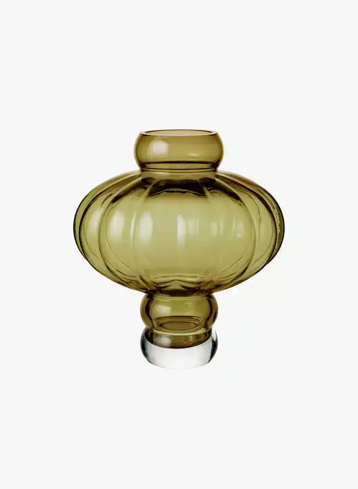 Louise Roe Balloon Vase Olive H30cm - Bilde 1
