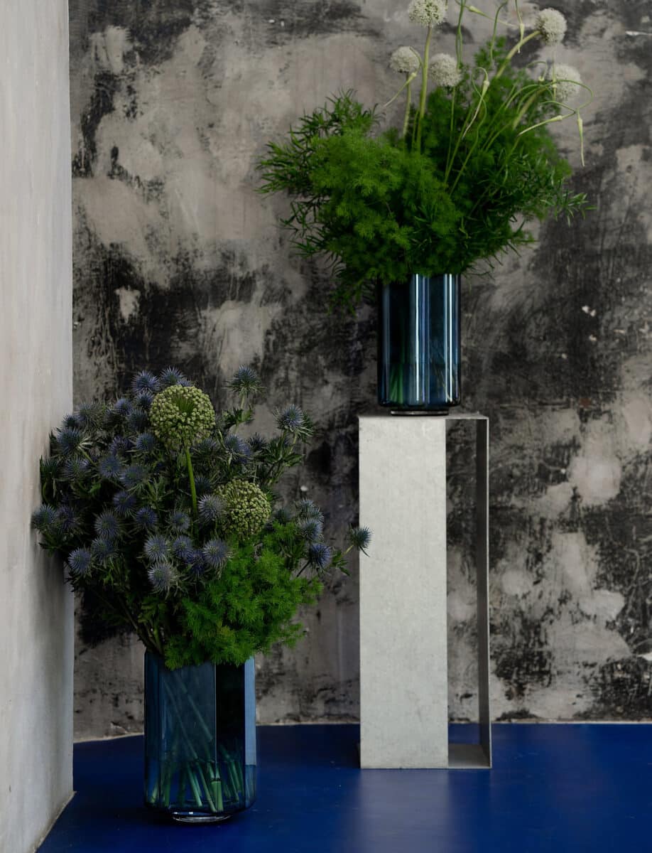 Louise Roe Funki Vase Rounded Blue H34cm