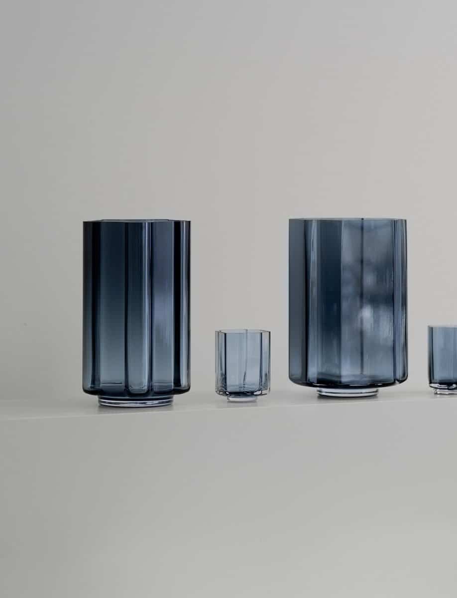 Louise Roe Funki Vase Rounded Blue H34cm