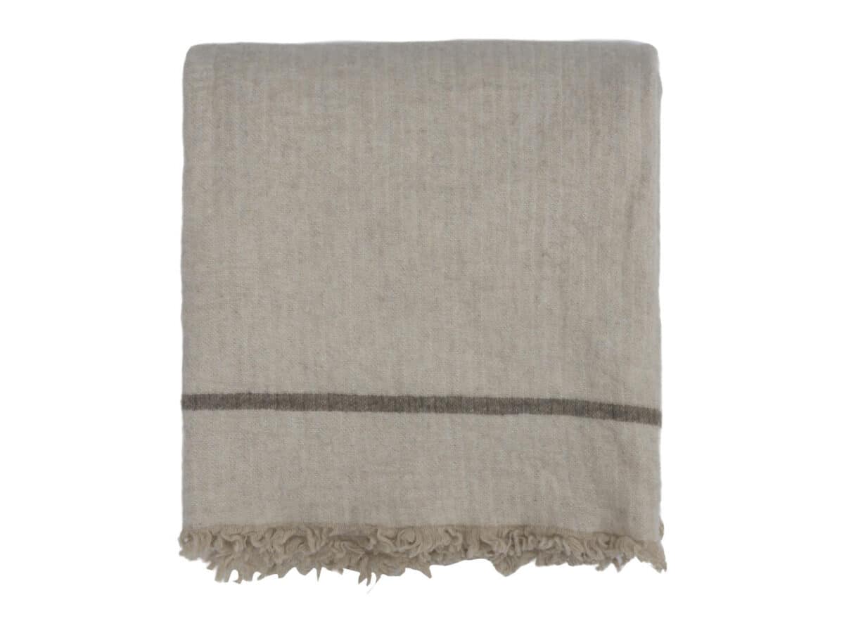 Halvor Bakke Chamonix Pledd 130x200 Beige/Pure Cashmere