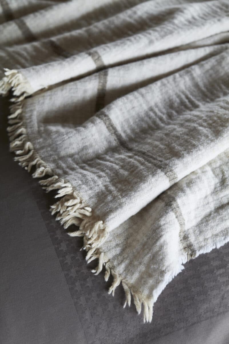 Halvor Bakke Chamonix Pledd 130x200 Beige/Pure Cashmere
