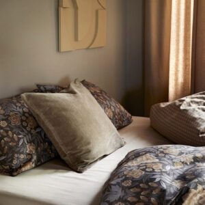 Høie Elisabeth Antrasitt Sateng Sengesett - Bilde 2