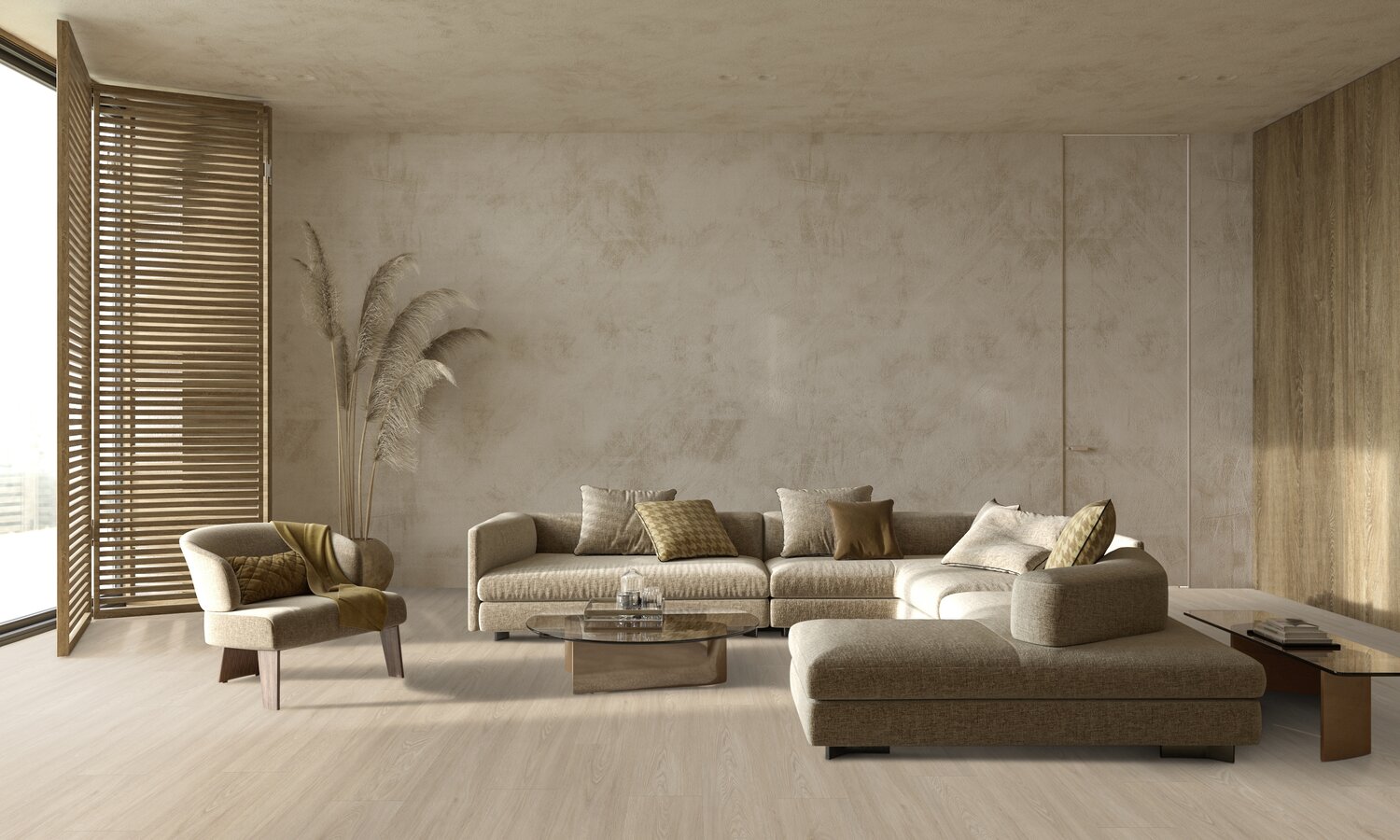 Klikkvinylgulv | Virtuo 55 Rigid Acoustic 1464 | Blomma Light - Bilde 1