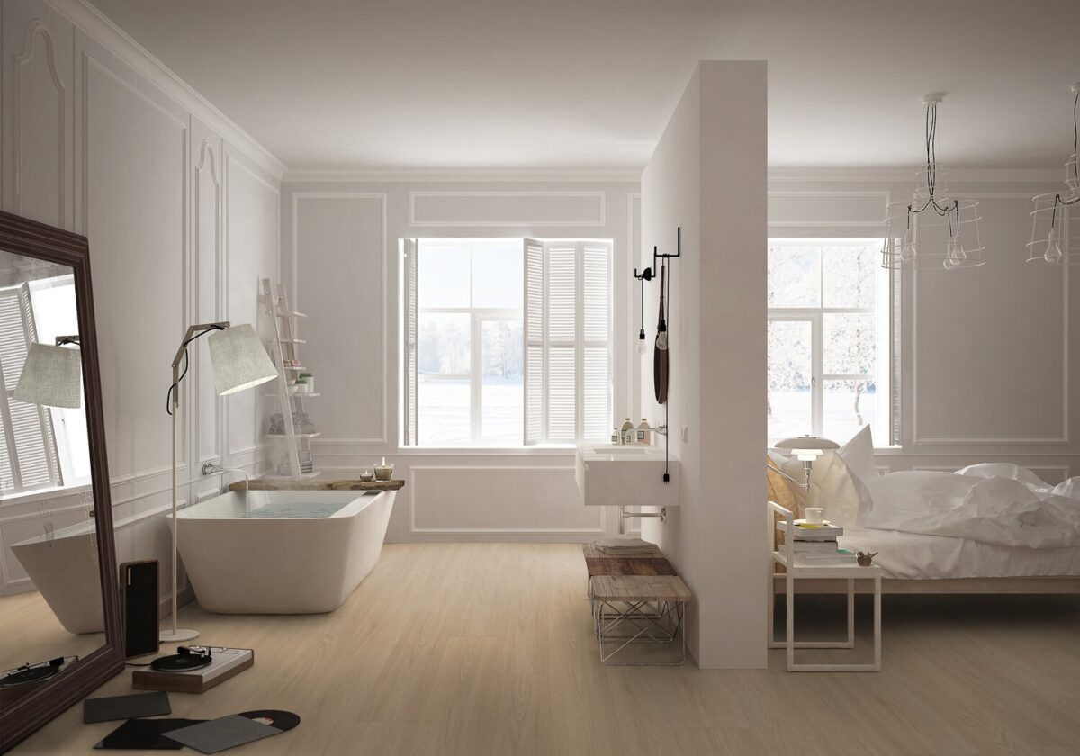 Klikkvinylgulv | Virtuo 55 Rigid Acoustic 1465 | Blomma Natural