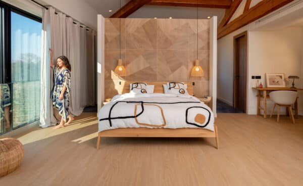 klikkvinyl VIRTUO 55 RIGID ACOUSTIC 1460 BLOMMA BEIGE - EIR
