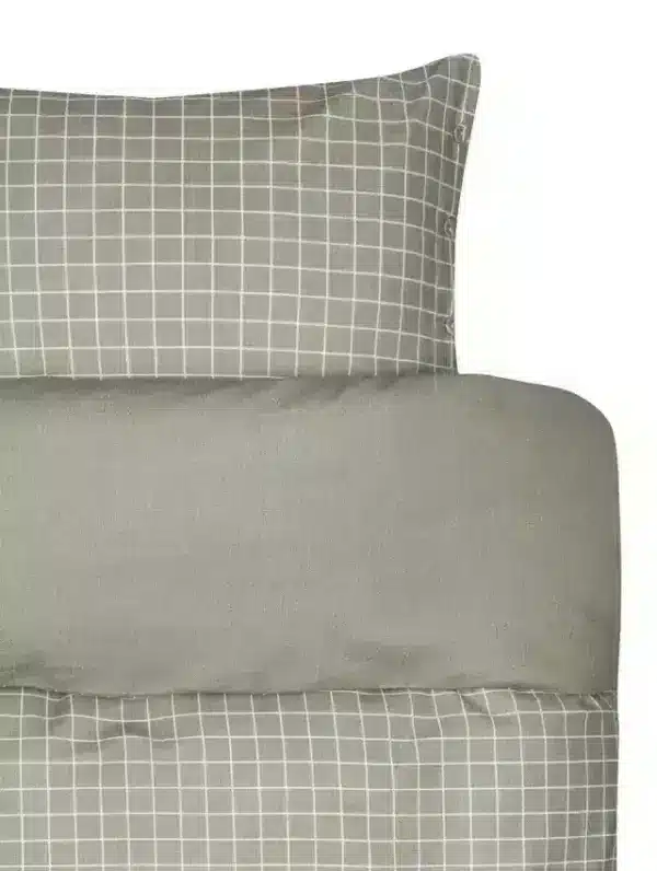 Høie Storm Naturlig Grønn Flanell Sengesett - Bilde 5