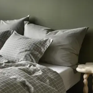 Høie Storm Naturlig Grønn Flanell Sengesett - Bilde 2