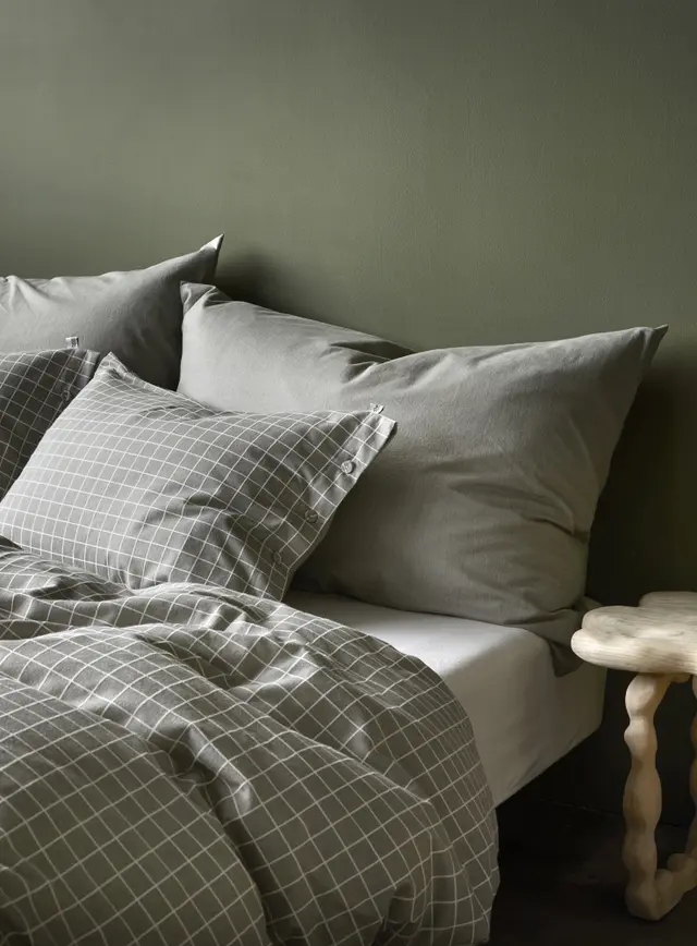 Høie Storm Naturlig Grønn Flanell Sengesett - Bilde 2