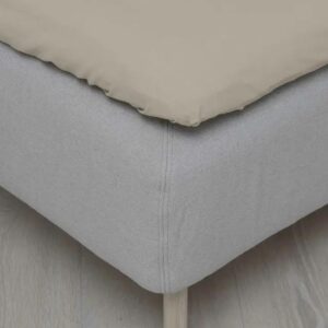 Høie Frøya Beige Steinvasket Bomull Laken