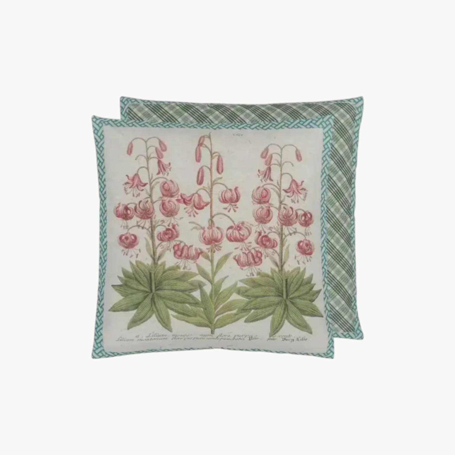 John Derian Crown Lily Canvas Pute 50x50 - Bilde 1