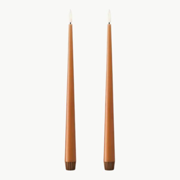 LED stakelys nr. 23 Raw Toffee 30cm 2pk