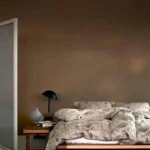 Høie Mille Mørk Beige Sateng Sengesett