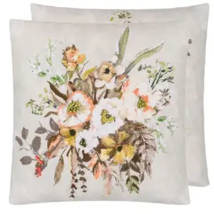 Margaretta Linen Pute Sepia 55x55cm