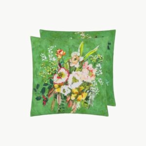 Margaretta Linen Pute Emerald - Bilde 1