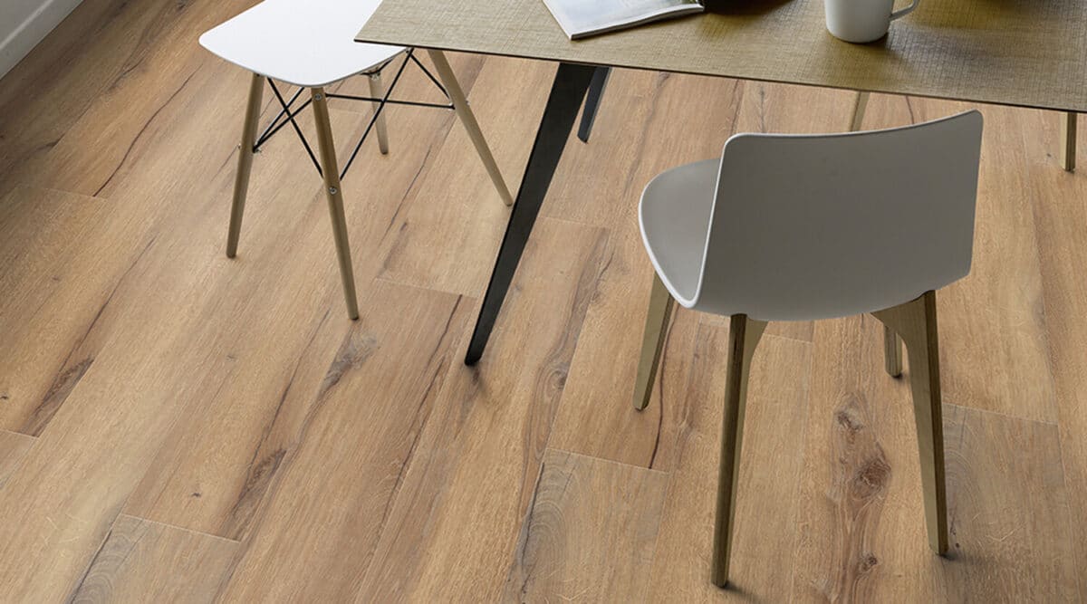 Klikkvinyl Med Kork | Topsilence Design 0006 | Ruivo Brown