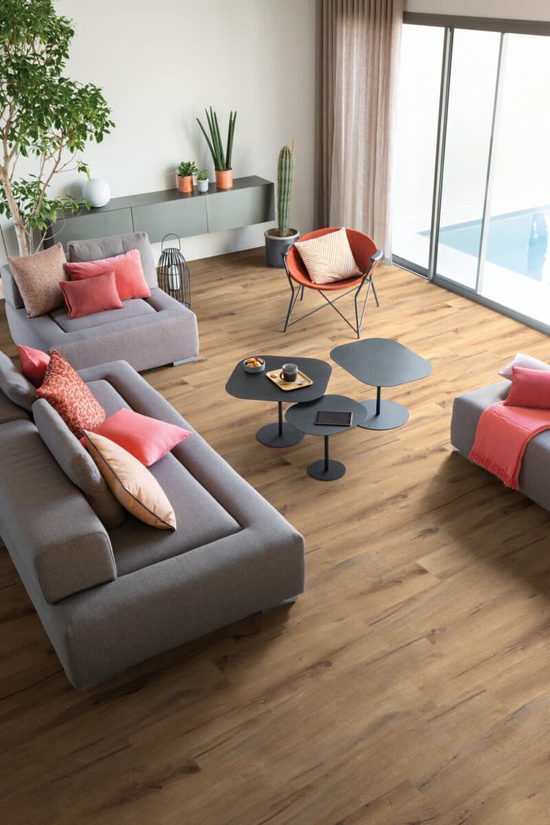Klikkvinyl Med Kork | Topsilence Design 0006 | Ruivo Brown
