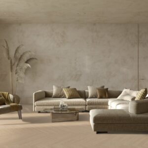 Klikkvinylgulv | Virtuo 55 Rigid Acoustic Herringbone 1460 | Blomma Beige