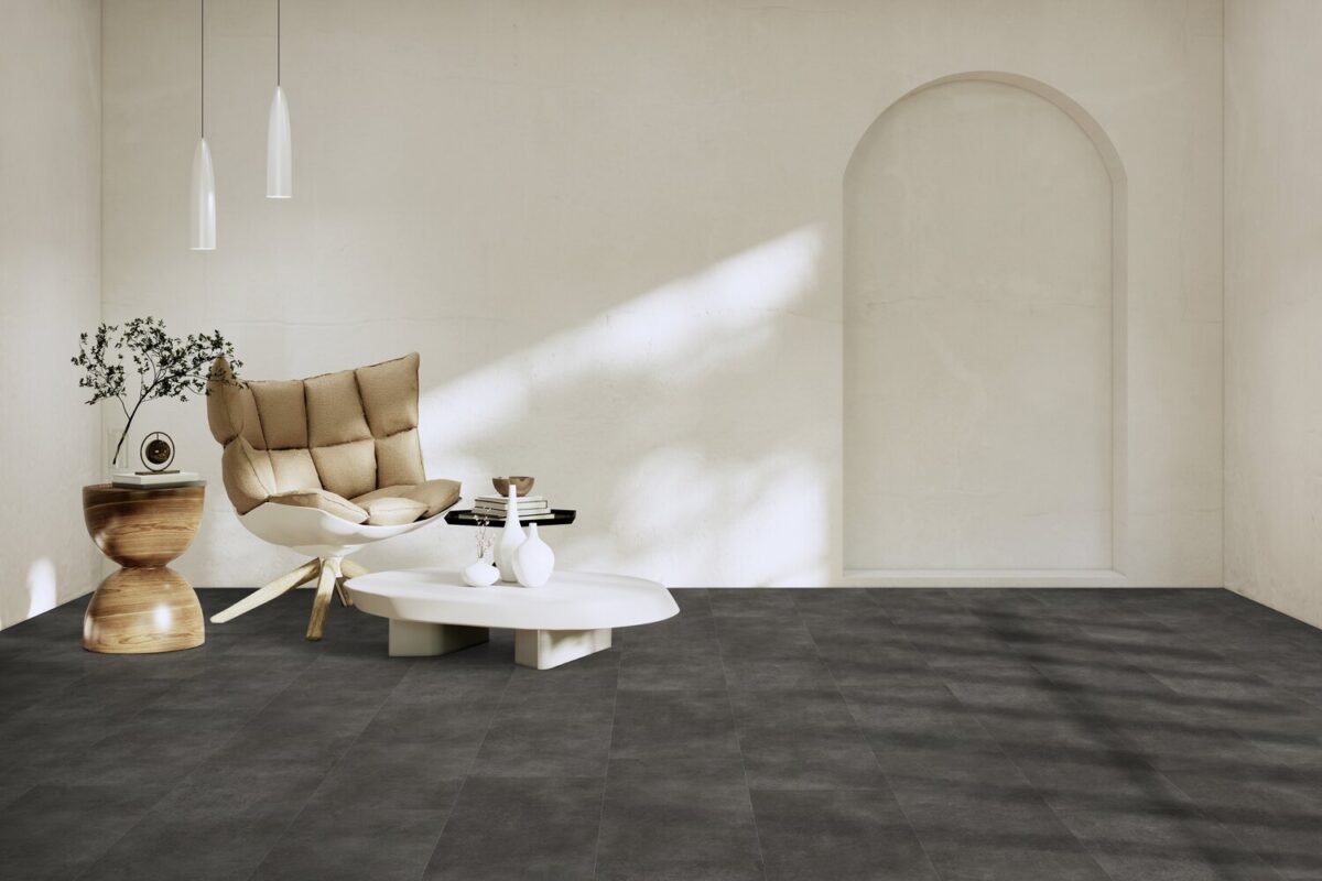 Klikkvinylgulv | Virtuo 55 Rigid Acoustic 0992 | Latina Dark
