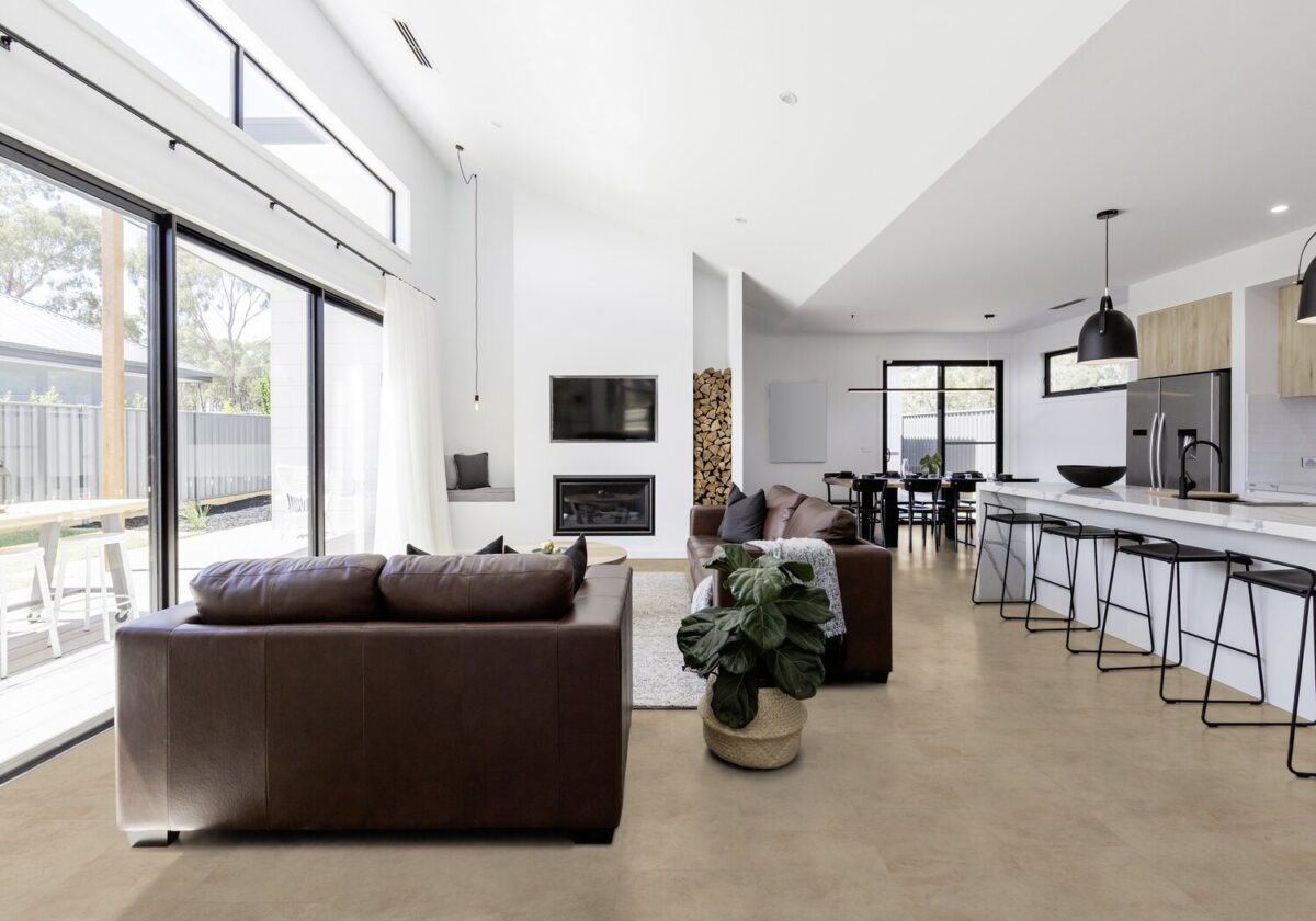 Klikkvinylgulv | Virtuo 55 Rigid Acoustic 1451 | Tavla Beige