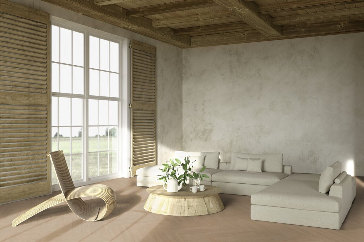 Klikkvinylgulv | Virtuo 55 Rigid Acoustic Herringbone 1465 | Blomma Natural