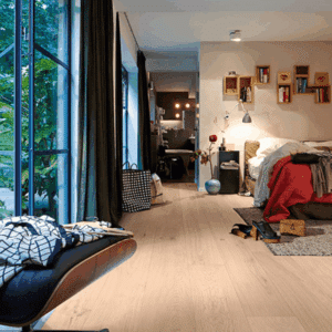 Lindura Herdet Tregulv Maritim/Off-white Oak 205