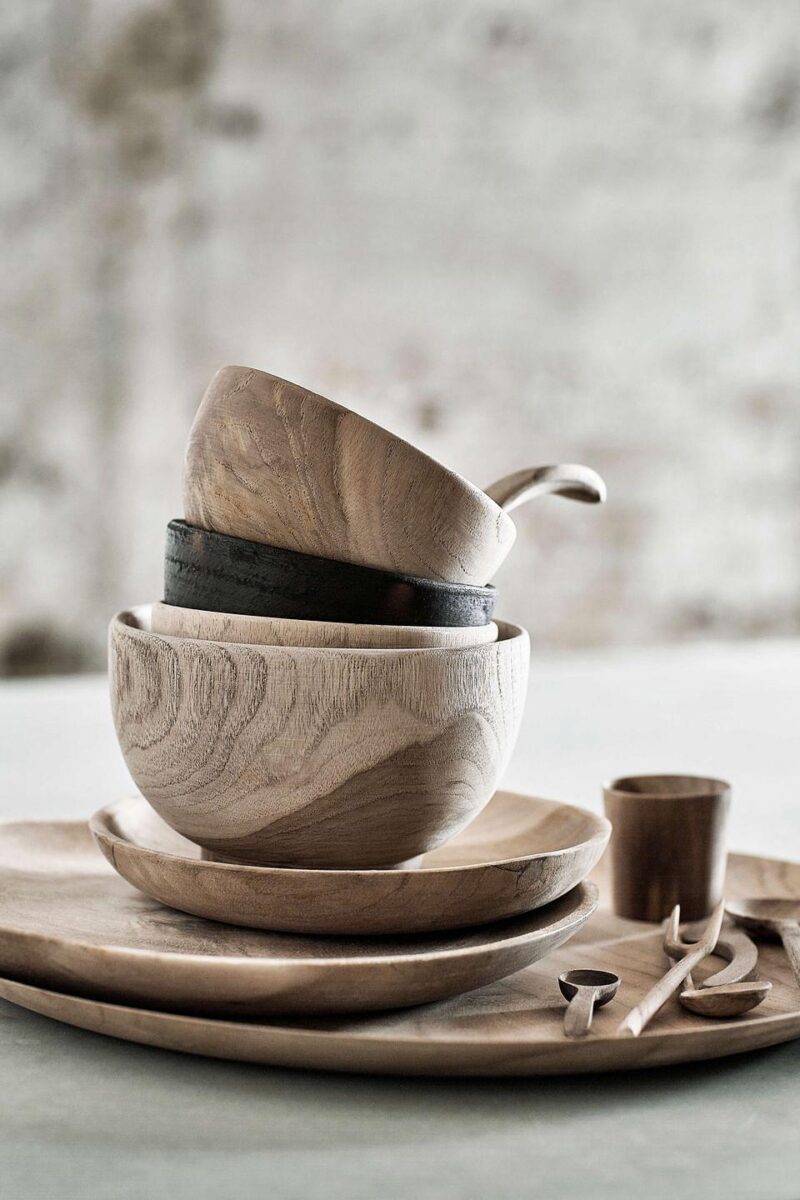Skål Natur Teak