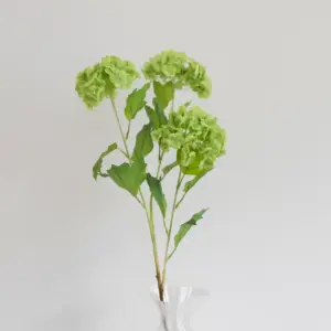 Naturtro Grønn Hortensia - Kunstig blomst