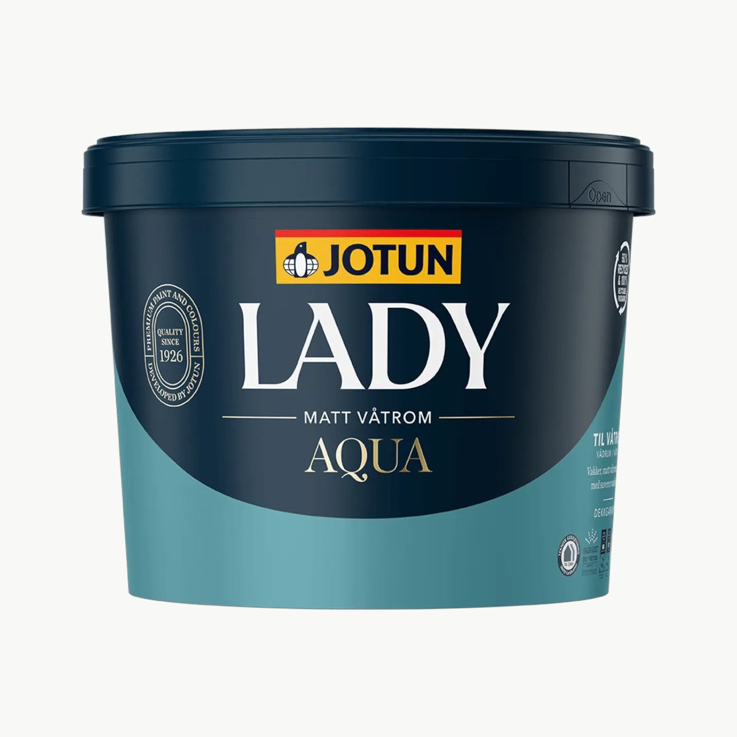 Lady Aqua Matt Våtromsmaling - Bilde 1