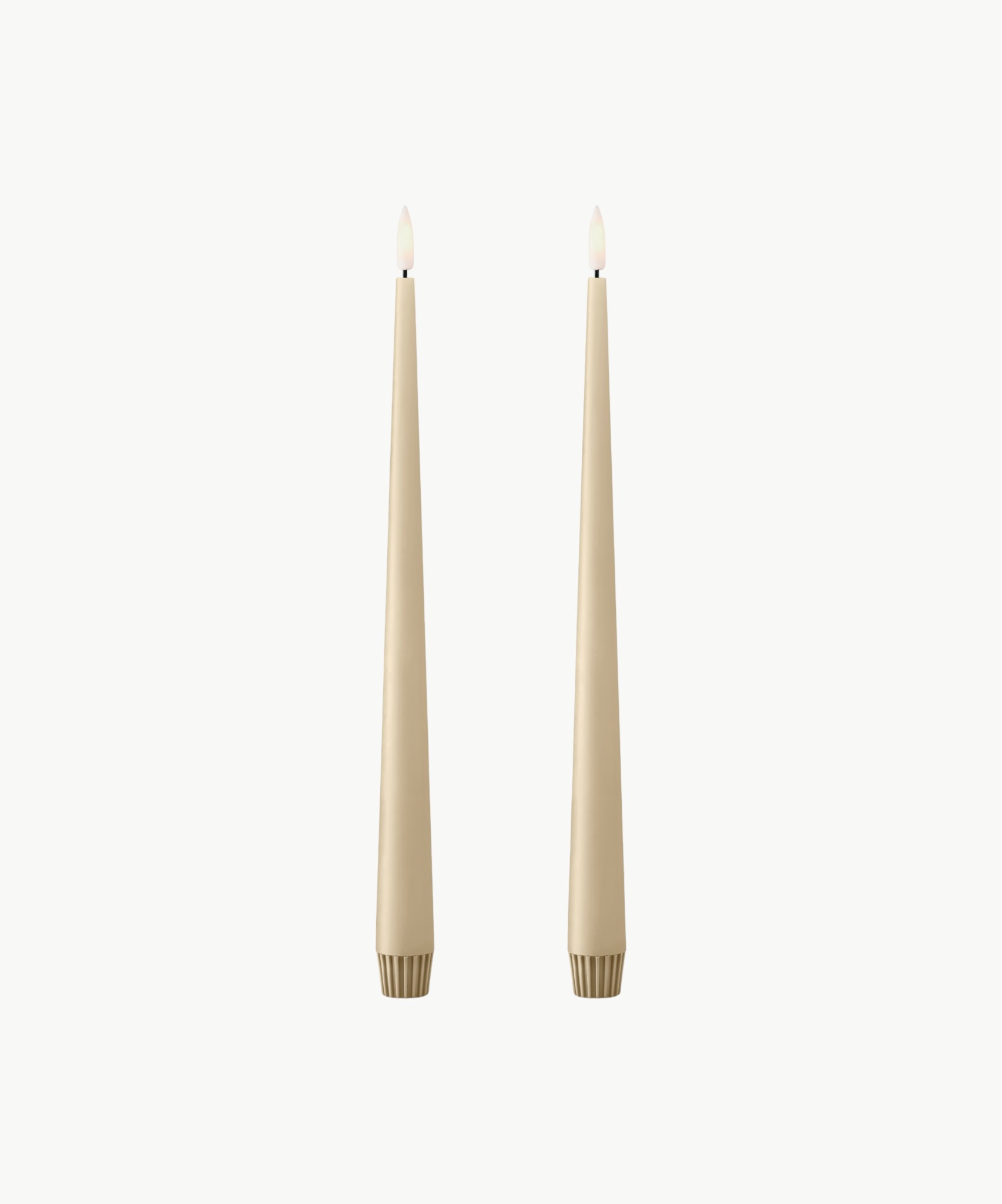Ester & Erik nr. 14 Pale Ginger LED stakelys 30cm 2pk - Bilde 1