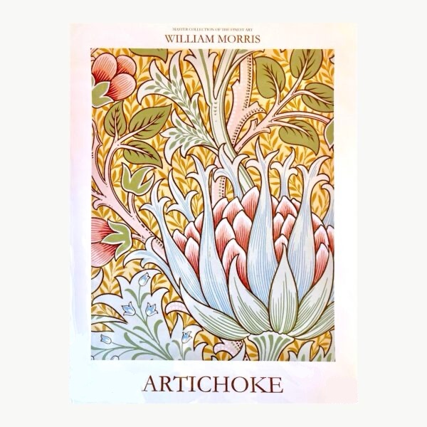 Plakat med motivet Artichoke av William Morris