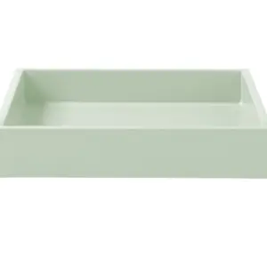 LUX Lakk Dekorasjonsbrett Pale Aqua – Friskt og elegant