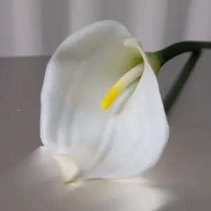Kunstig Calla Lily i hvitt fra Bloom Objects. 66 cm høy, naturtro og elegant.