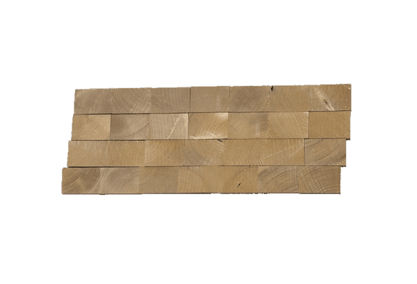 Heltre Gran kubbegulv ubehandlet str. 18x58 x88mm - Bilde 1