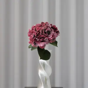 Kunstig Hortensia Rød 65 cm