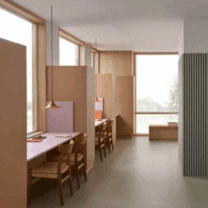Forbo Møbellinoleum | 4003 Walnut, 4010 Soft Lilac, 4175 Pebble