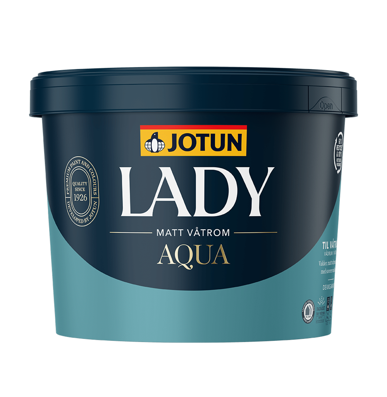 LADY Aqua Matt Våtromsmaling - Bilde 1