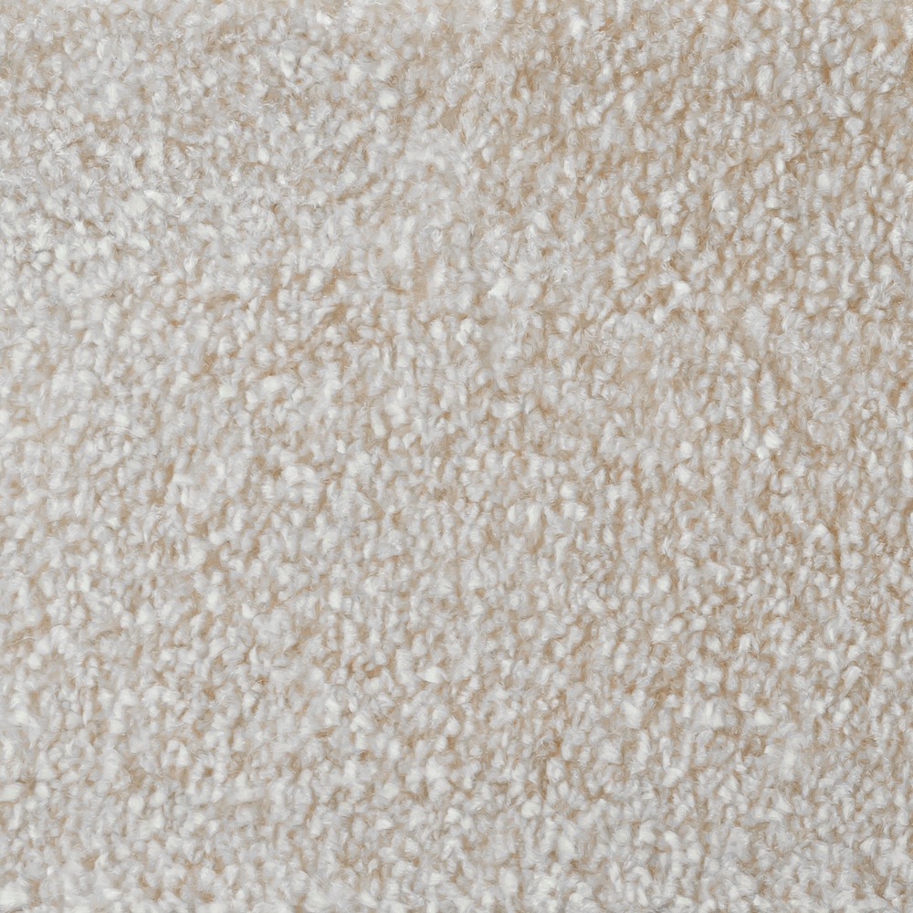 Vegg til vegg teppe varm beige nyanse. Slitesterkt og luseriøst.