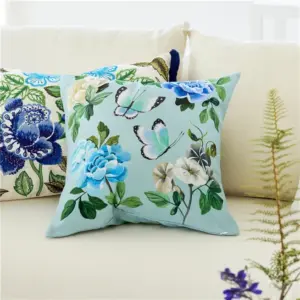 Miraflores Cobalt Pyntepute 50x50 - Bilde 2