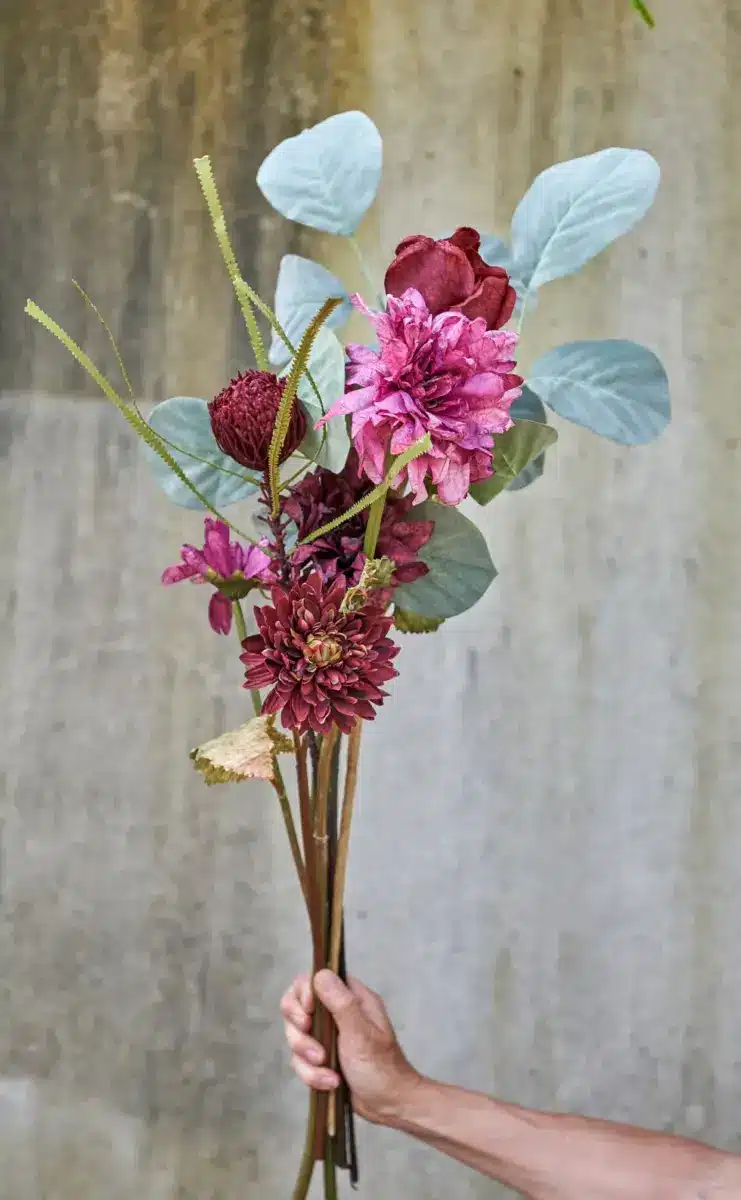 Georgine Dyp Rød 66cm