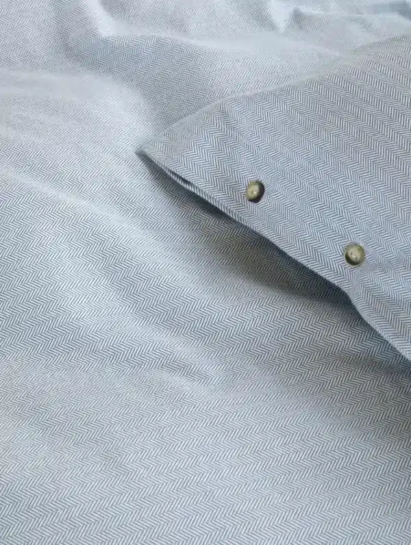 Balder Flanell Dus Denimblå Sengesett - Bilde 2