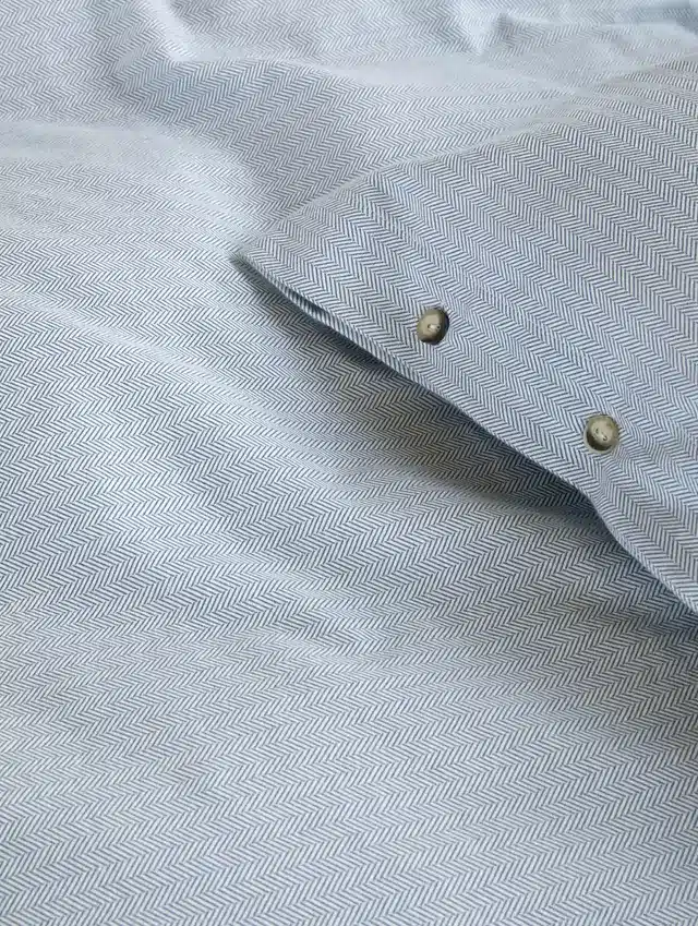 Balder Flanell Dus Denimblå Sengesett - Bilde 2