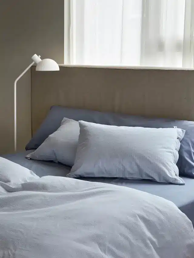 Balder Flanell Dus Denimblå Sengesett - Bilde 3